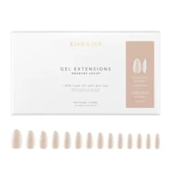 Natural Gel Extensions Almond Short