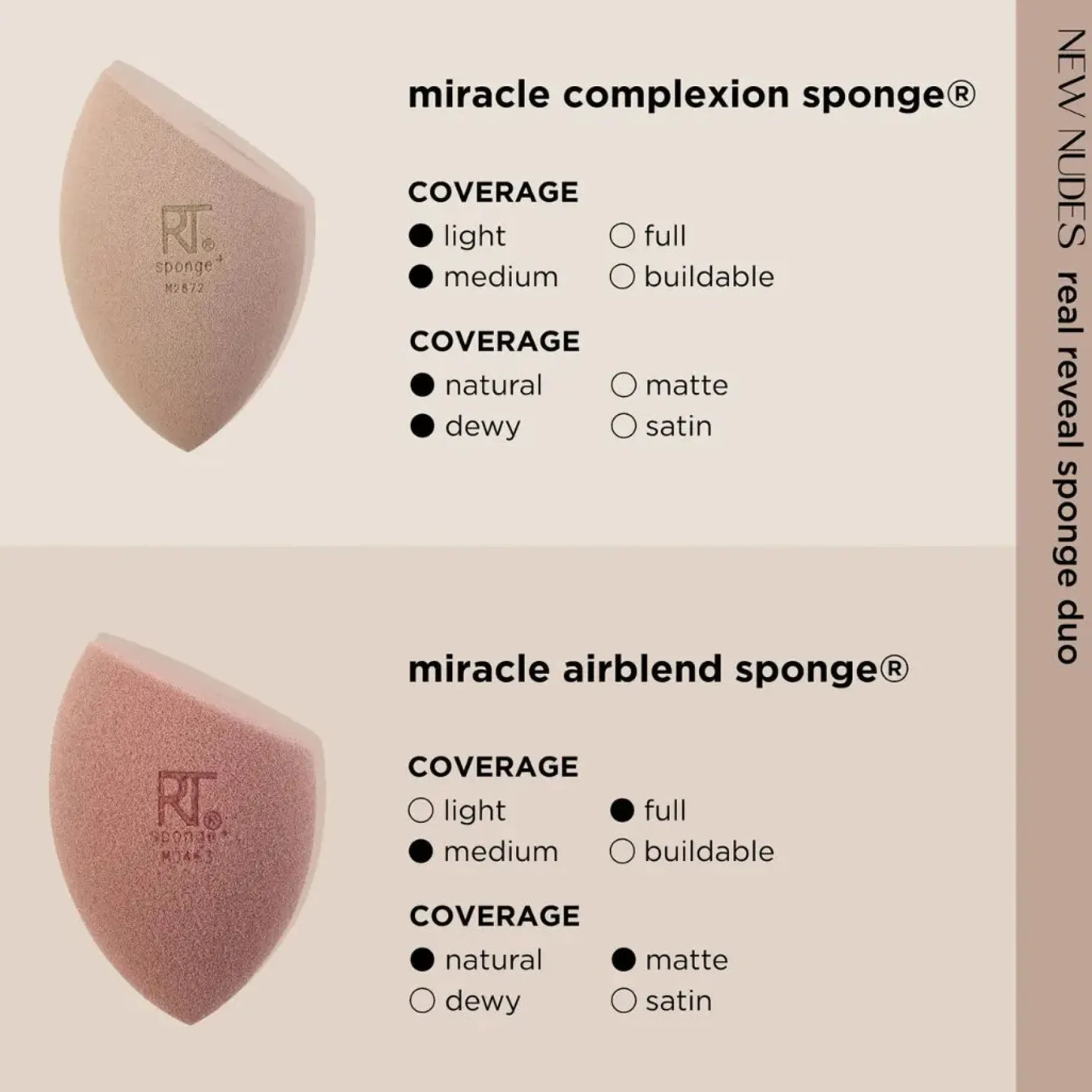 New Nudes Real Reveal Sponge Duo