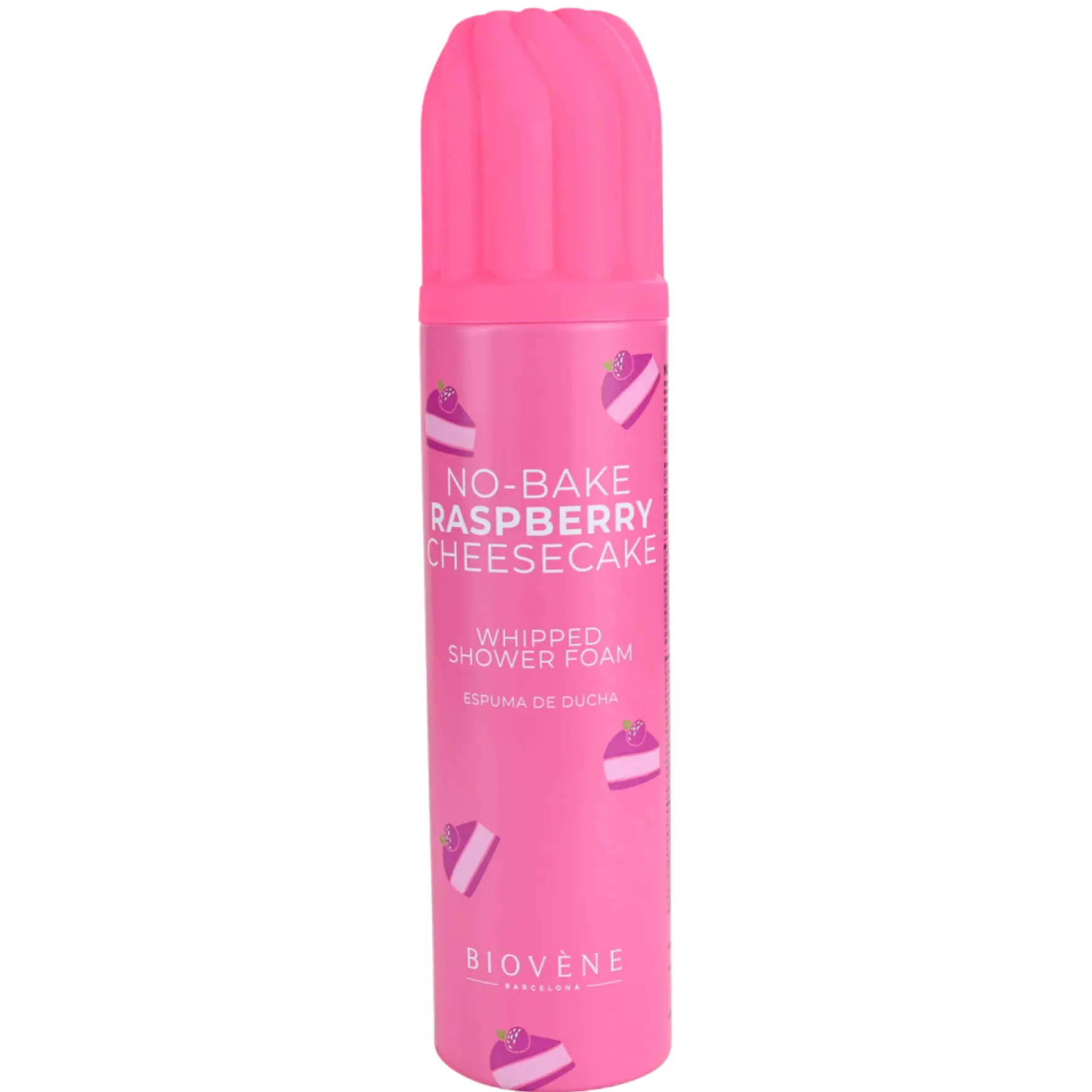 No-bake Raspberry Cheesecake Whipped Shower Foam