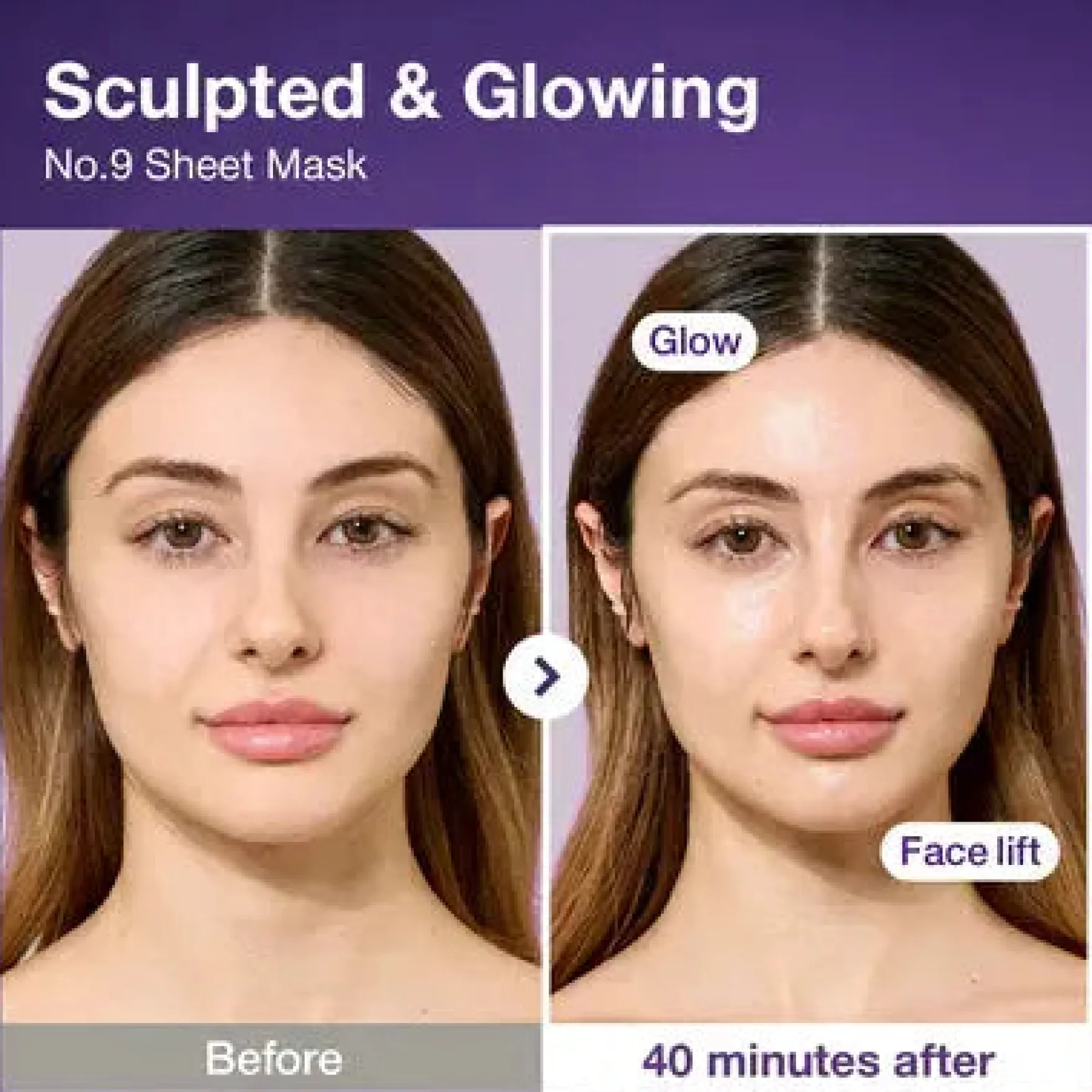 No.9 NAD Bio Lifting Full Cover Facial Mask 4-Pack