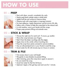 Non-UV Gel Wraps Wild Habit