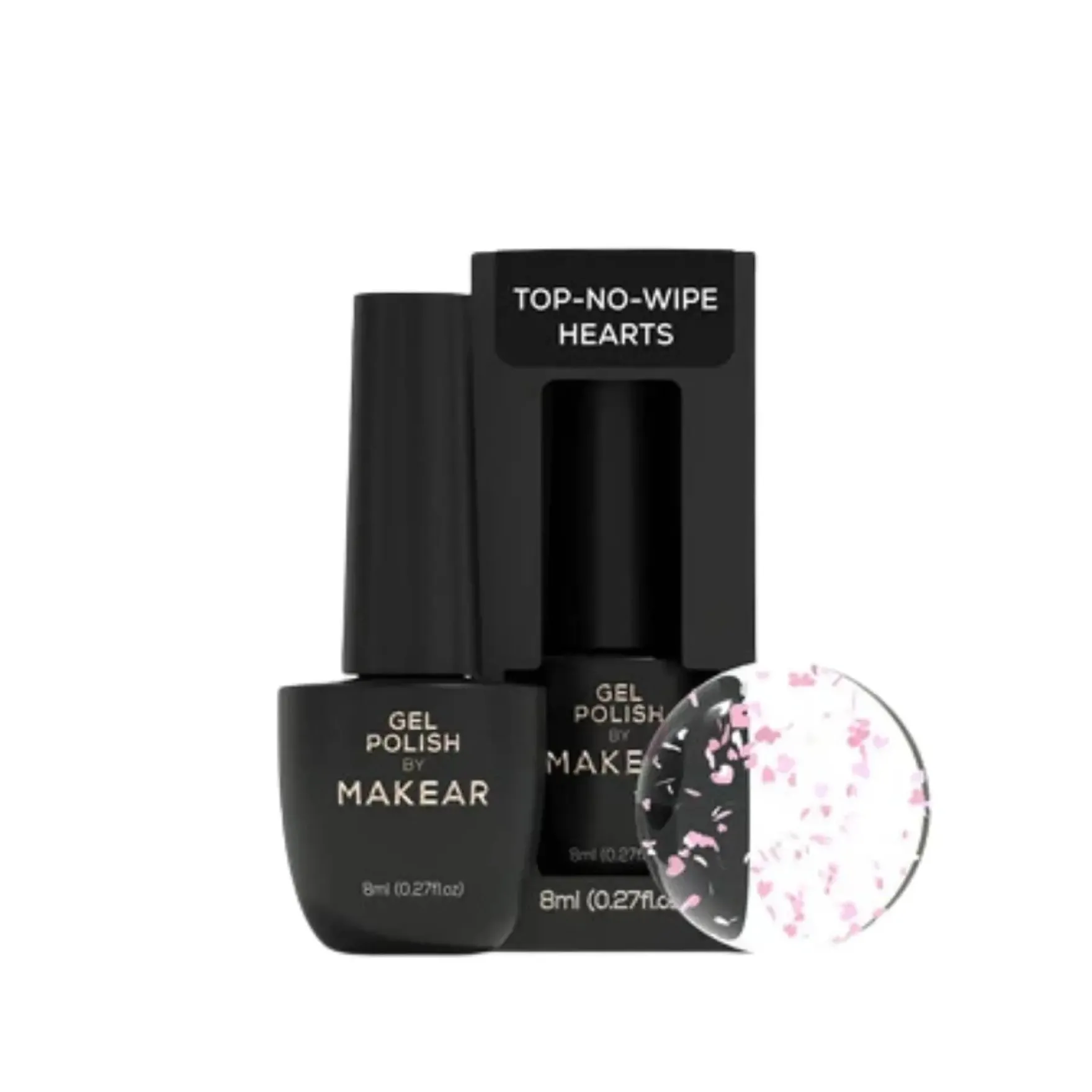No Wipe Top Coat Hearts