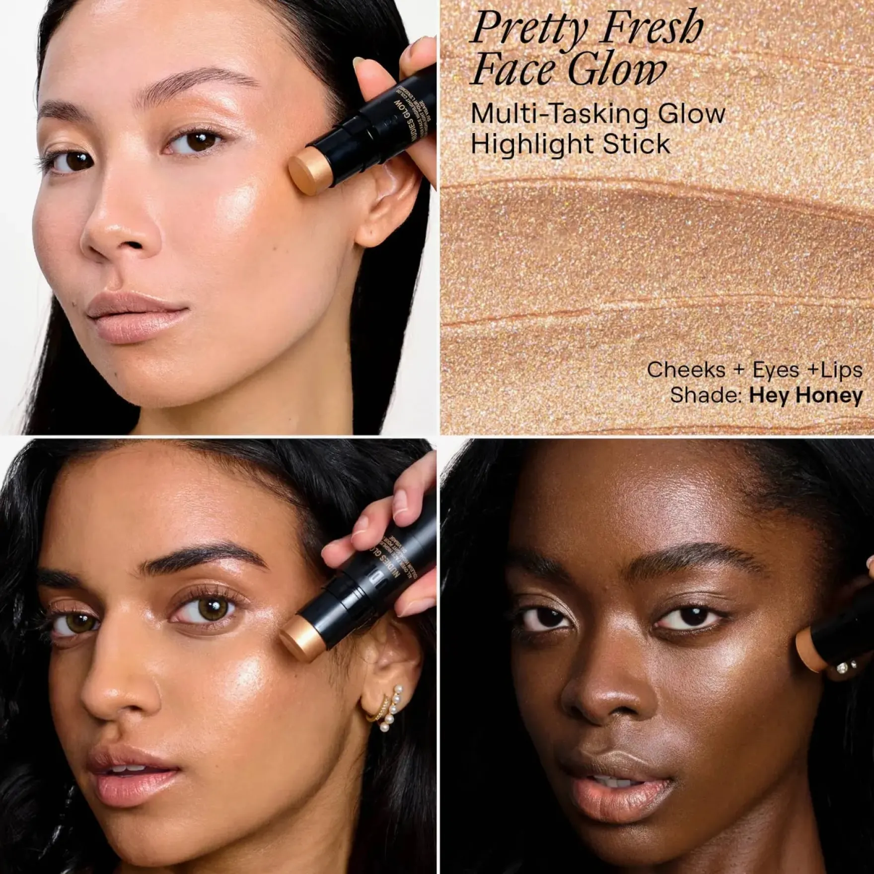 Nudies Glow Highlighter Stick Hey Honey