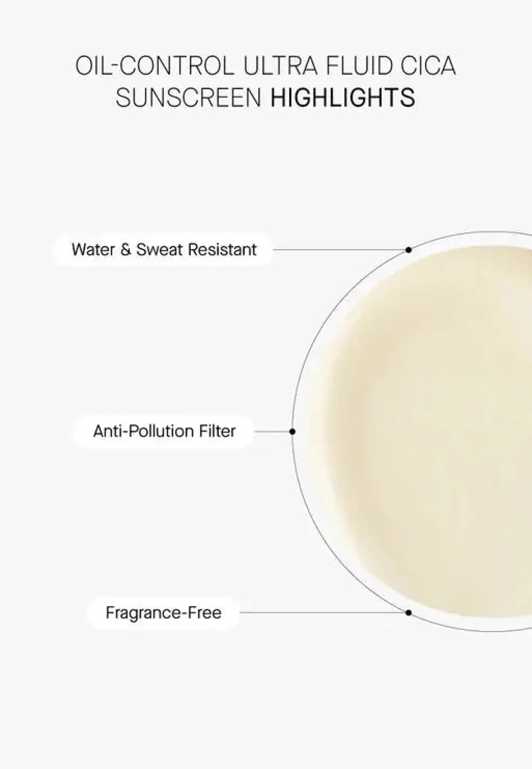 Oil-Control Ultra Fluid Cica Sunscreen