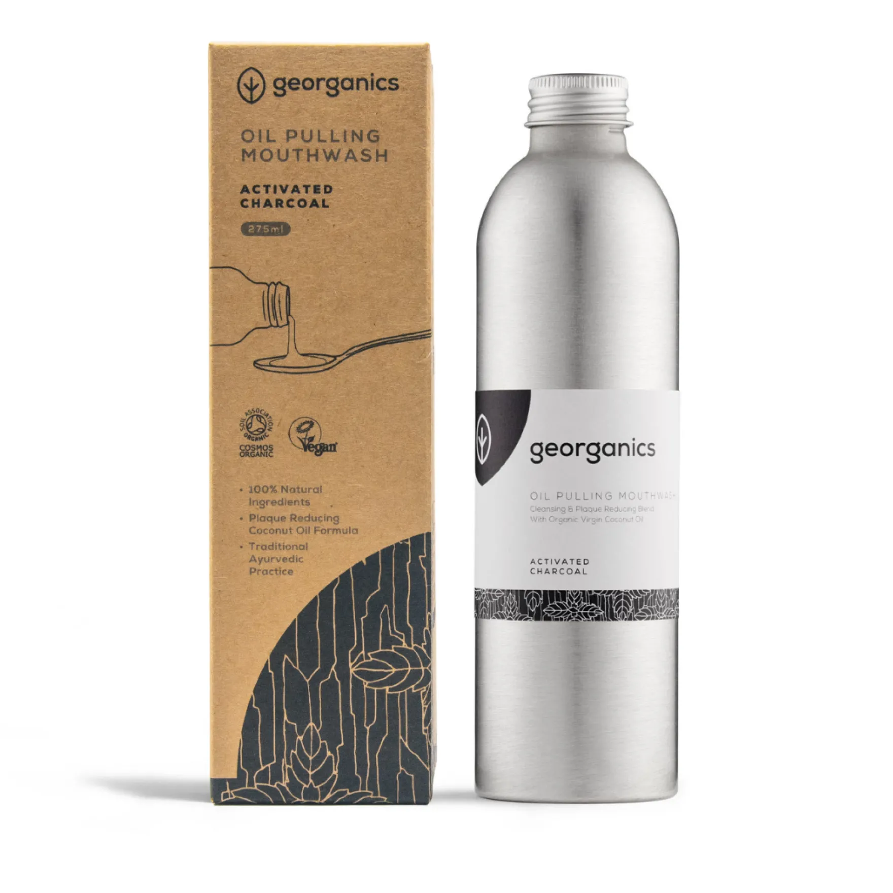 Oil Pulling Mouthwash Activated Charcoal