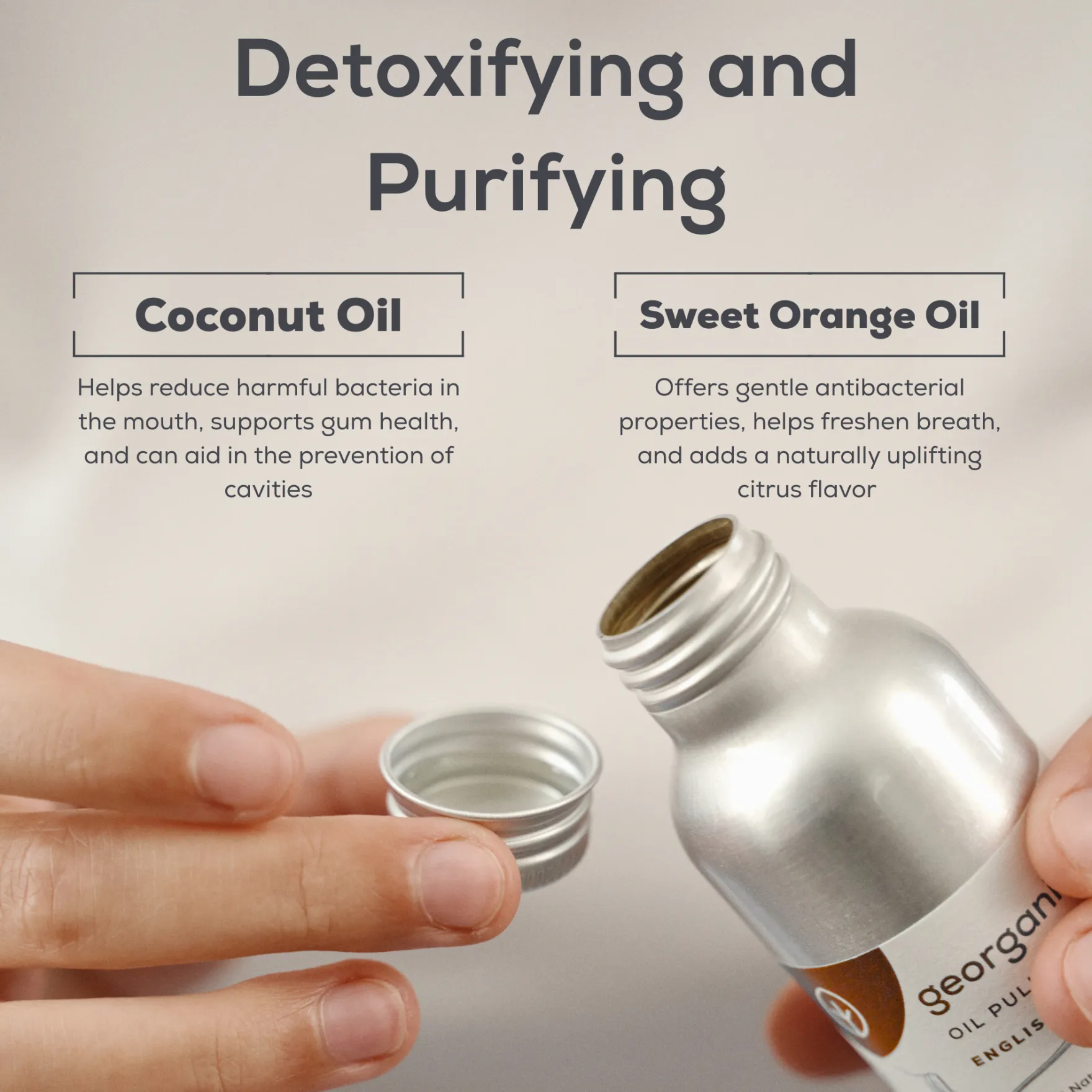 Oil Pulling Mouthwash Sweet Orange