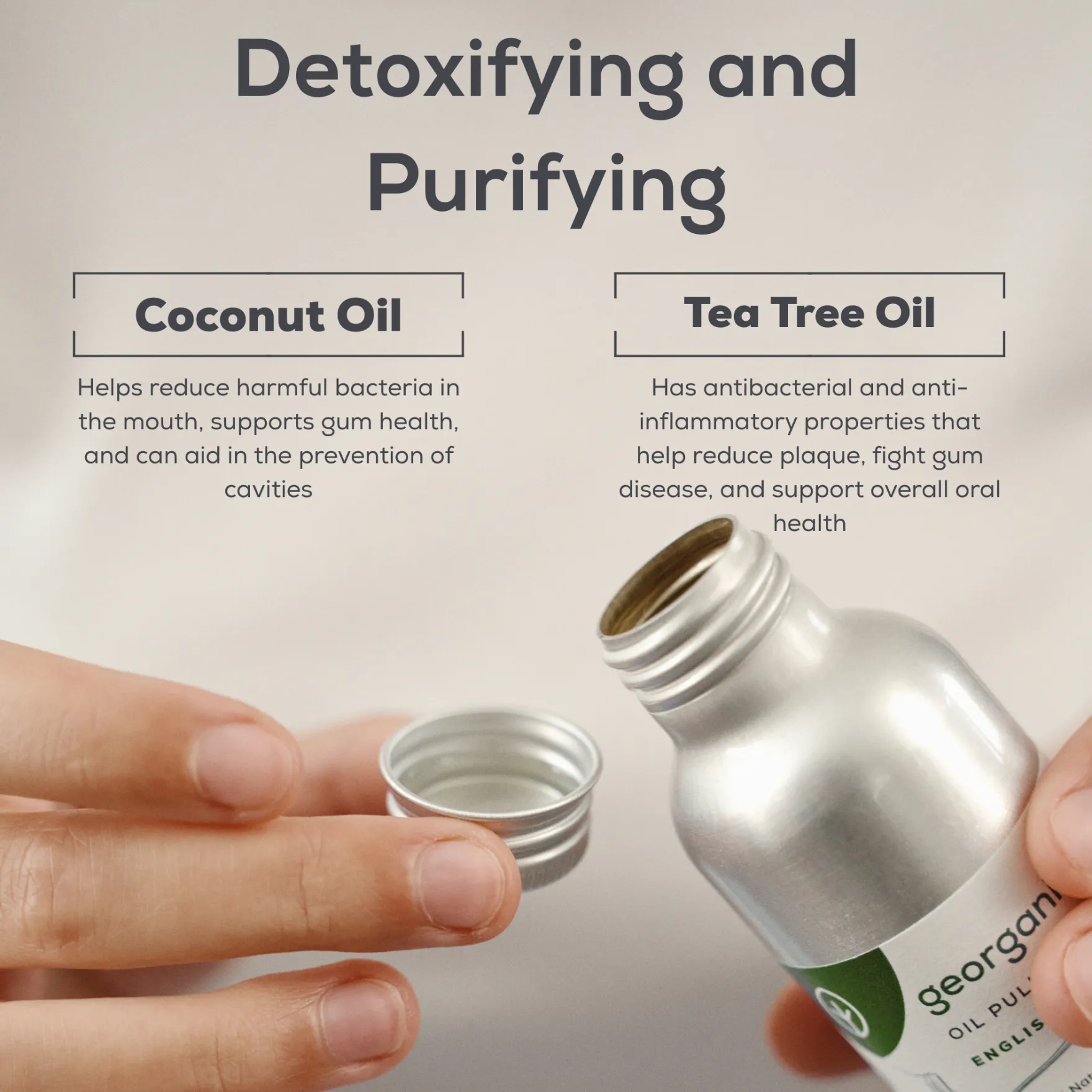 Oil Pulling Mouthwash Tea Tree
