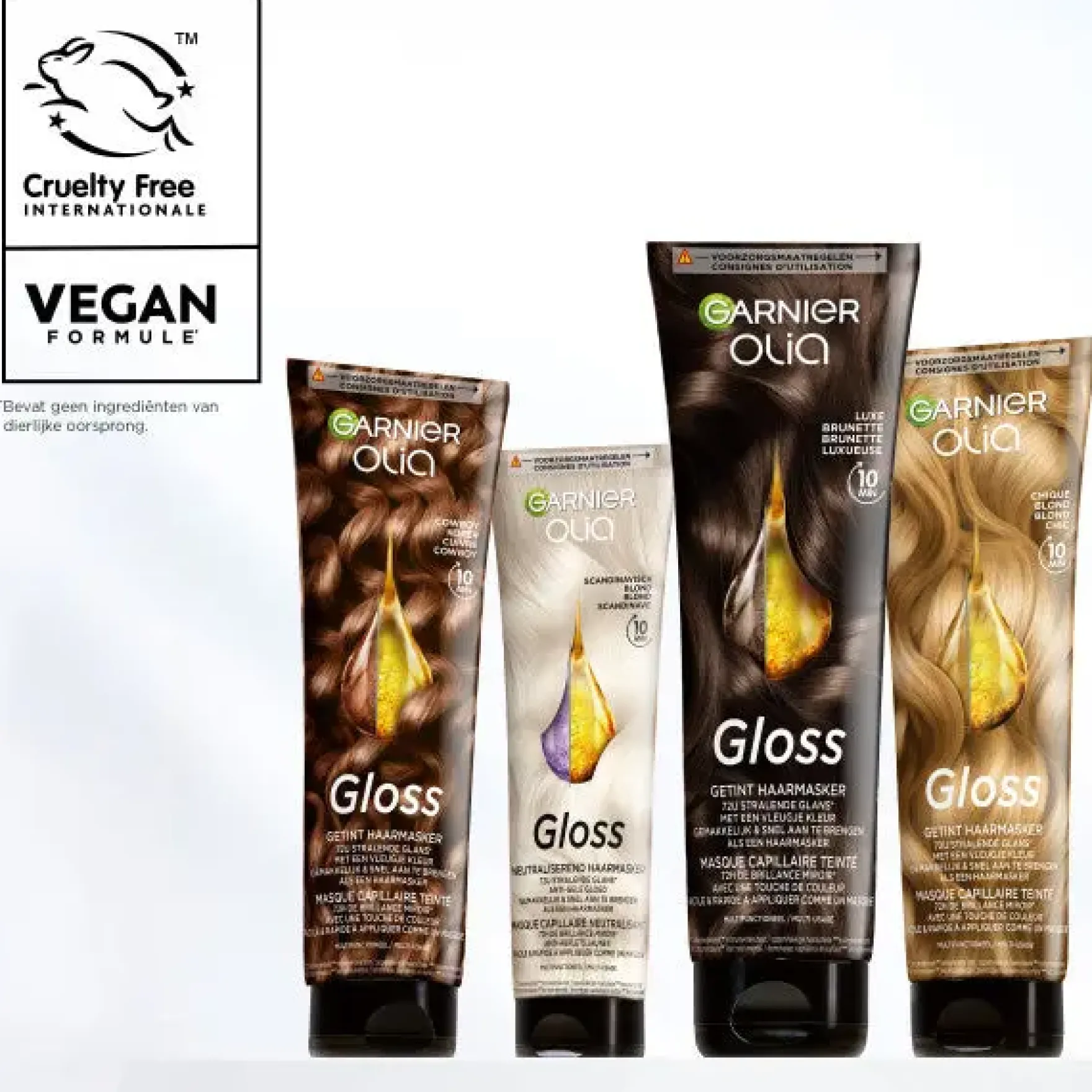 Olia Gloss Colored Hair Mask Smokey Brown