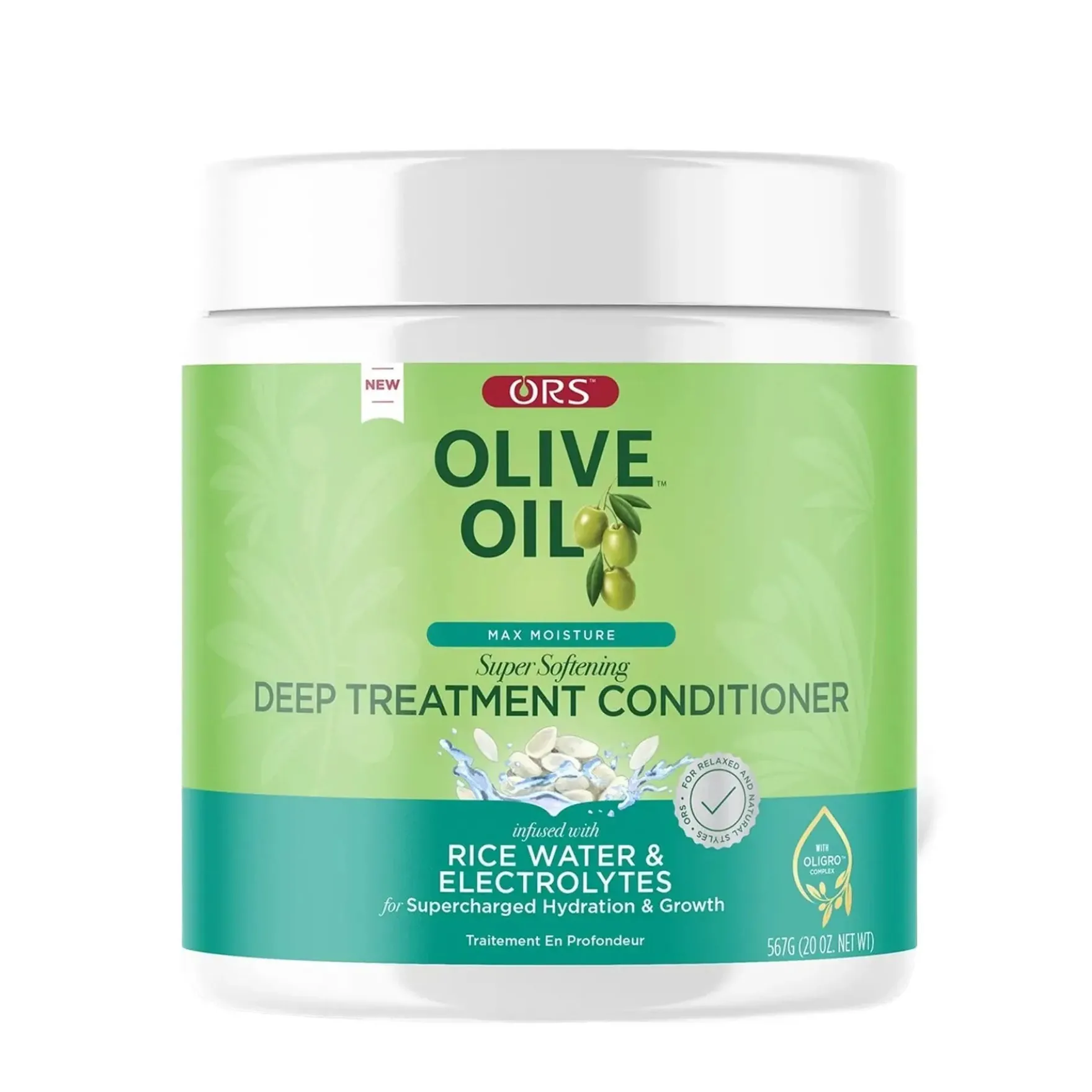 Olive Oil Max Moisture Rice Water Deep Conditioner