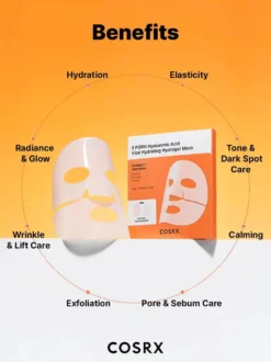 5 PDRN Hyaluronic Acid Vital Hydrating Hydrogel Mask 3-Pack