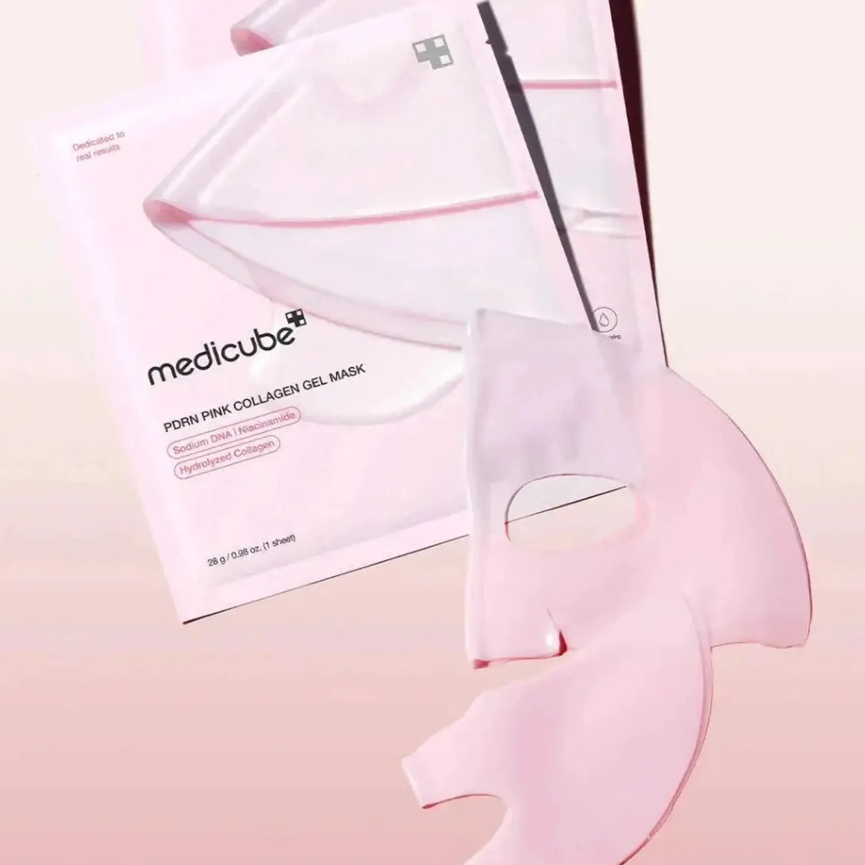 Pdrn Pink Collagen Gel Mask 4-Pack