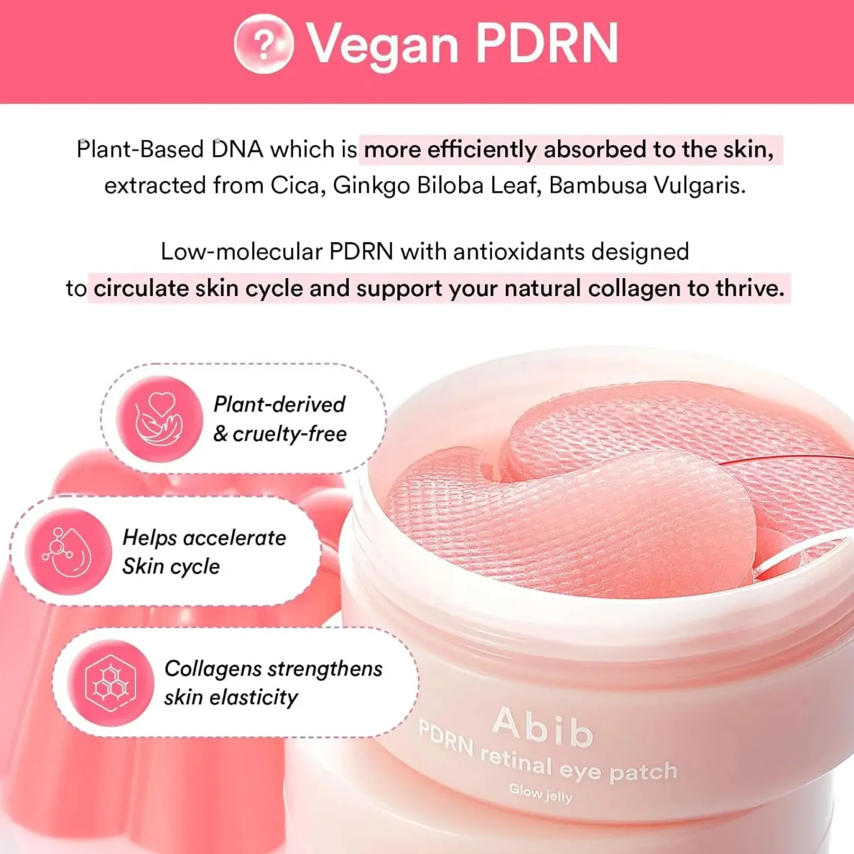 PDRN Retinal Eye Patch Glow Jelly
