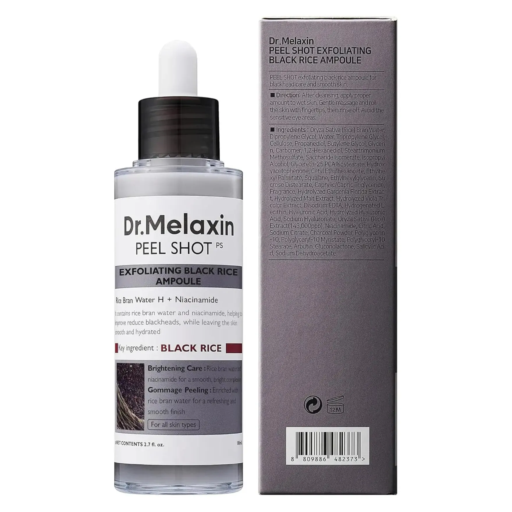 Peel Shot Exfoliant Black Rice Ampoule