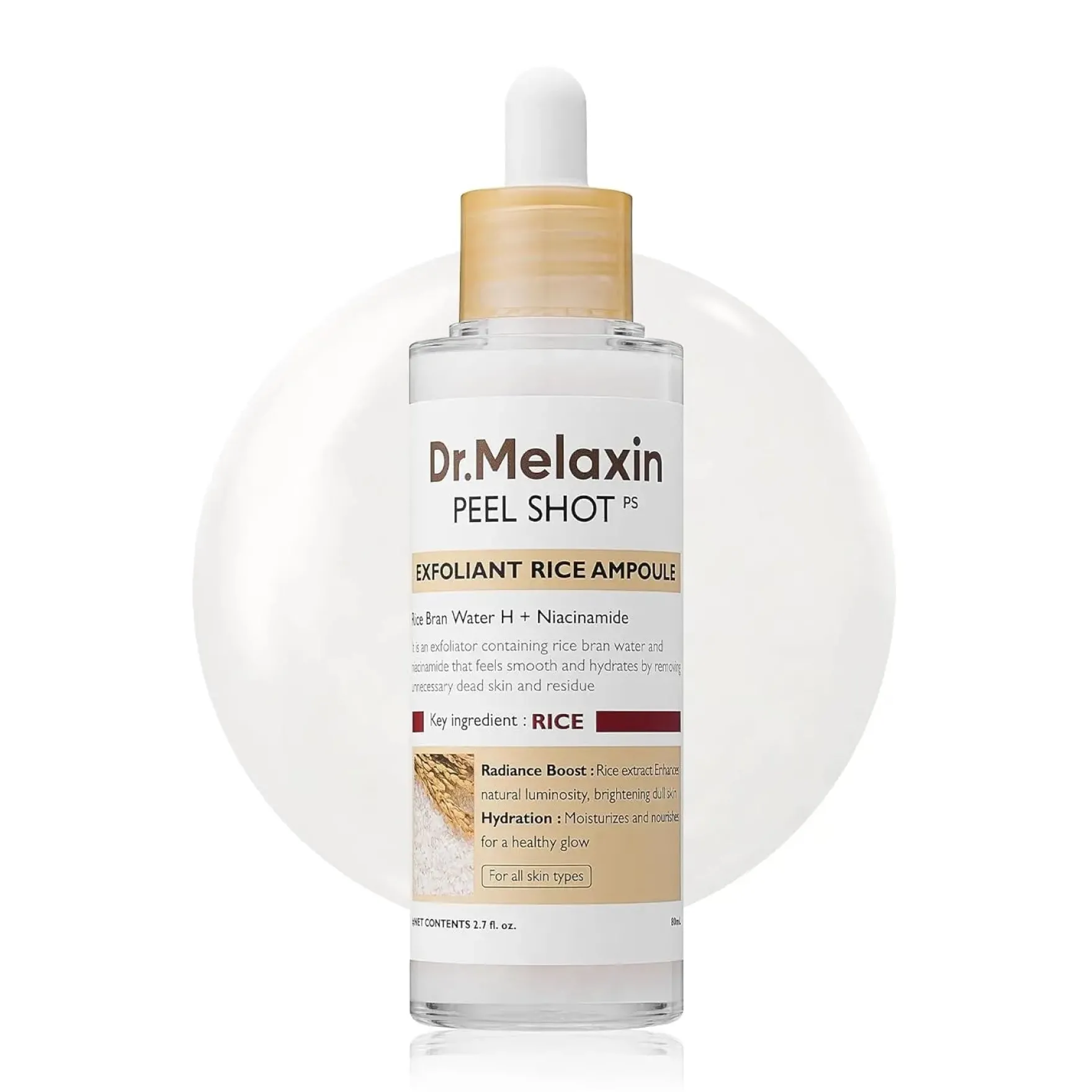 Peel Shot Exfoliant White Rice Ampoule