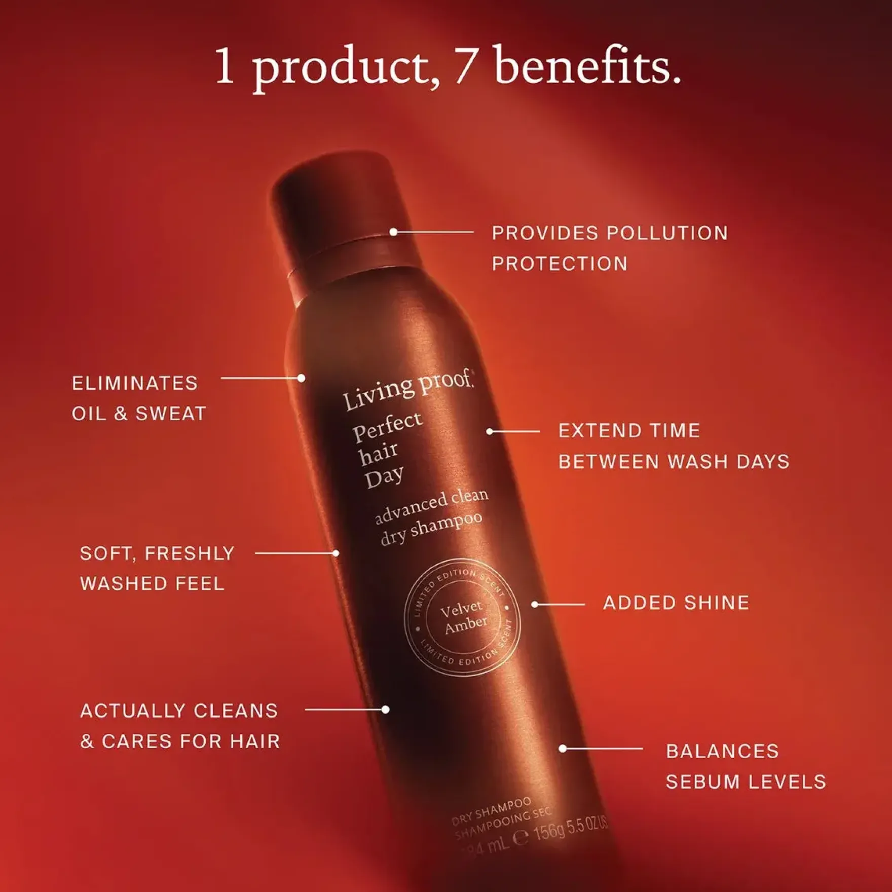 Pefect Hair Day Advanced Clean Dry Shampoo Velvet Amber