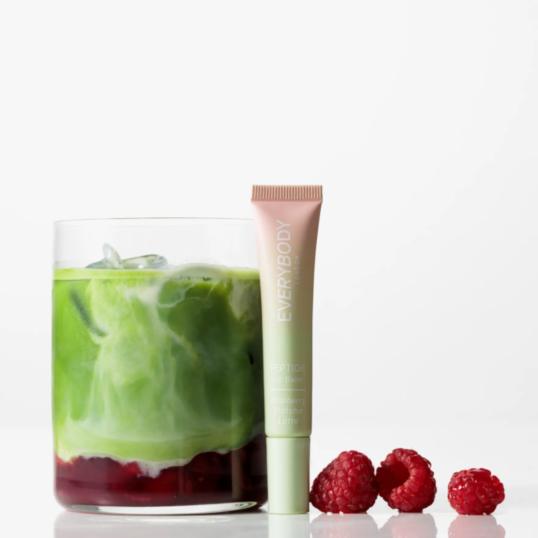 Peptide Lip Balm Raspberry Matcha Latte
