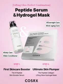 Peptide Collagen Glow Hydrogel Mask 3-Pack