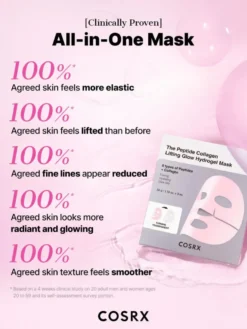 Peptide Collagen Glow Hydrogel Mask 3-Pack