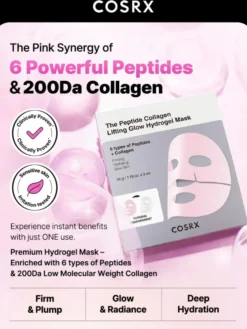 Peptide Collagen Glow Hydrogel Mask
