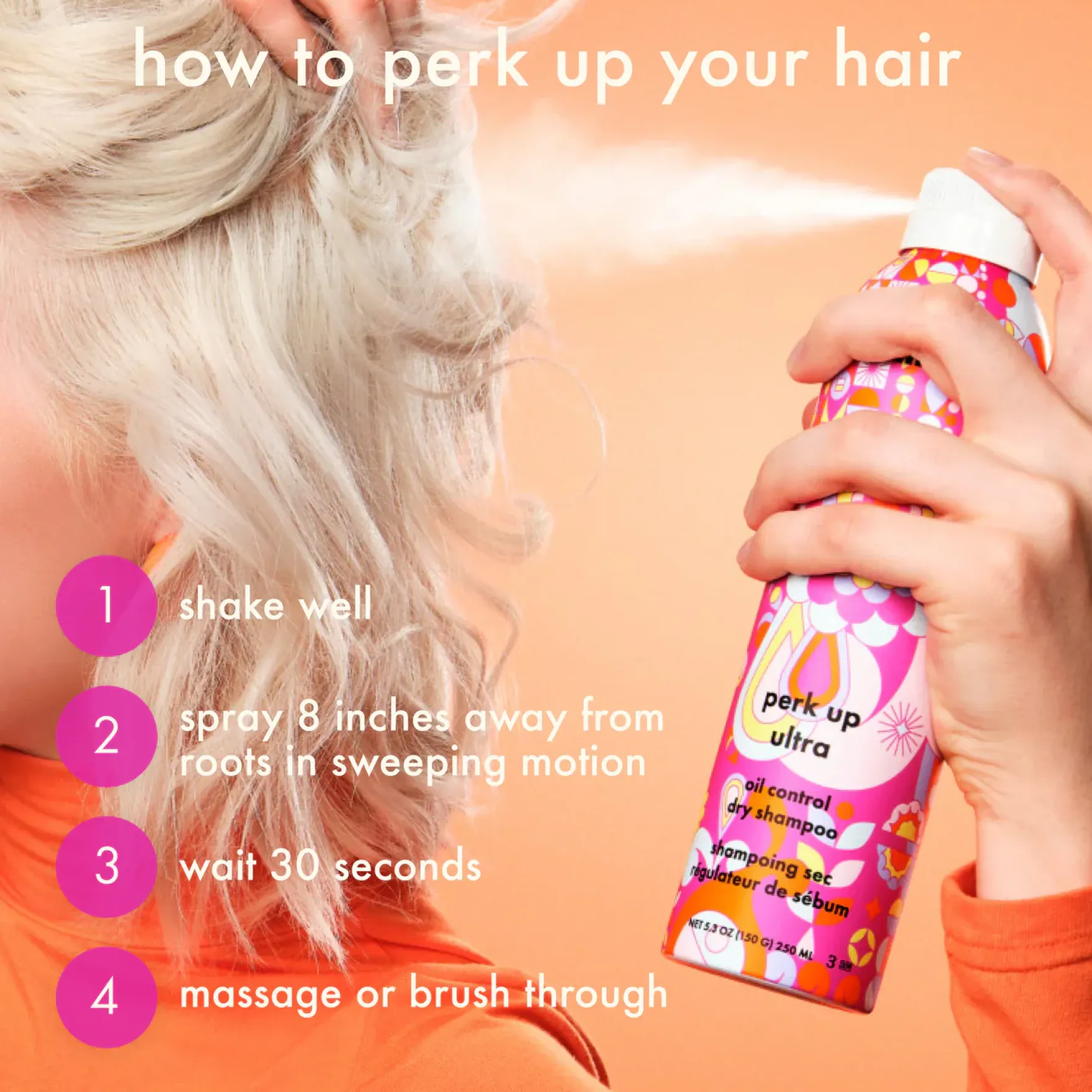 Perk Up Ultra Oil Control Dry Shampoo
