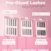 Petite Natural Pre Mapped Pre Glued Lashes