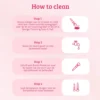 Pink & Rose Gold Lash & Brow Brush