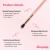 Pink & Rose Gold Tapered Blender Brush
