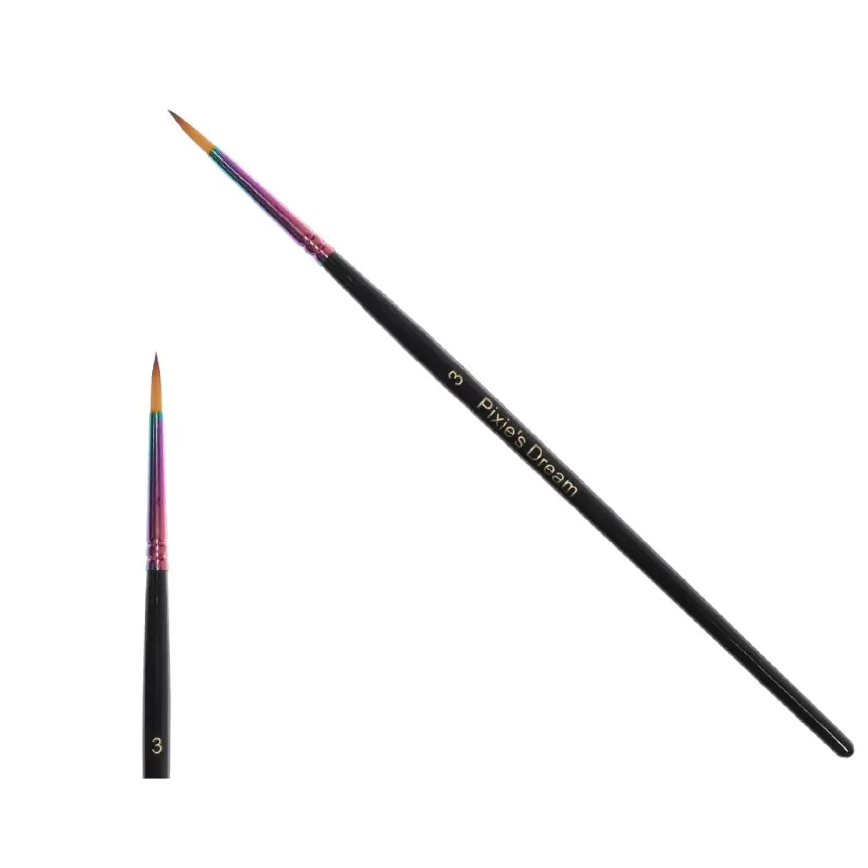 Pixie's Dream Round Essential Face Paint Brush 3