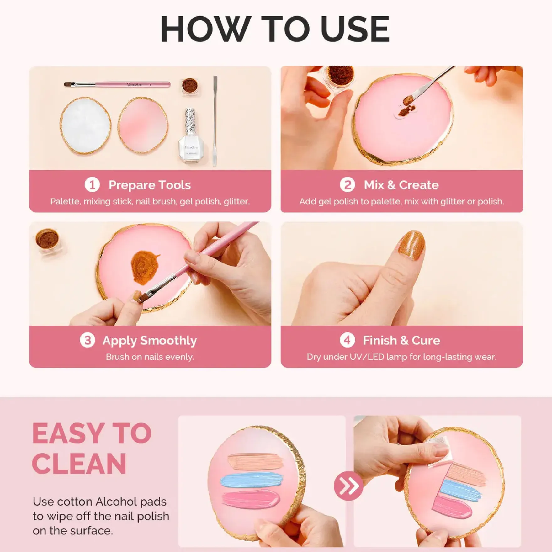 Premium Resin Nail Art Palette