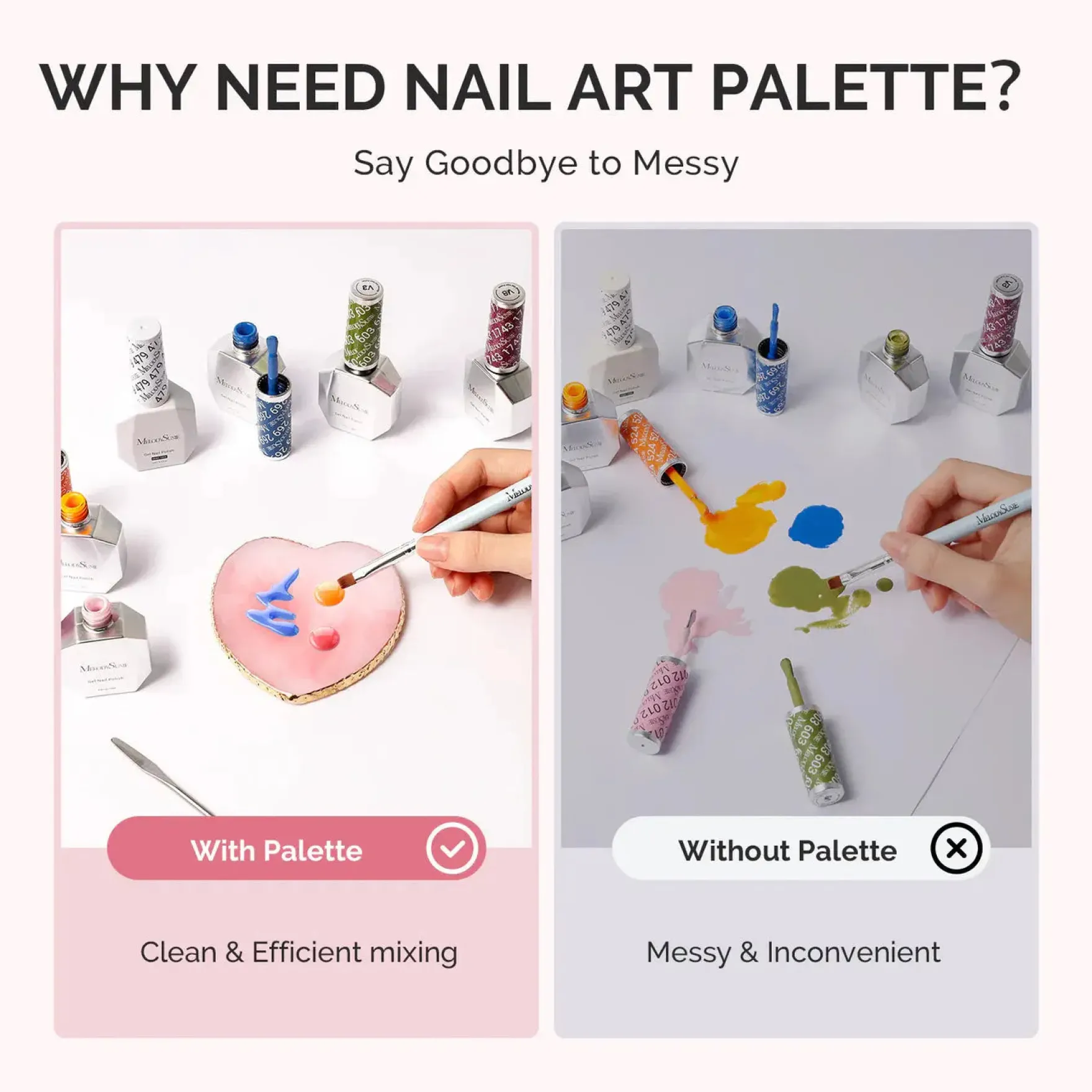 Premium Resin Nail Art Palette