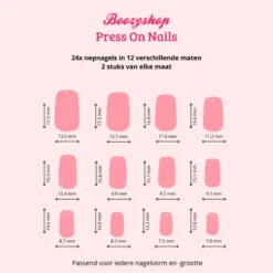 Press On French Nails Waves