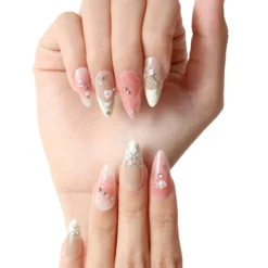 Press-On Nails Ballerina Slipper