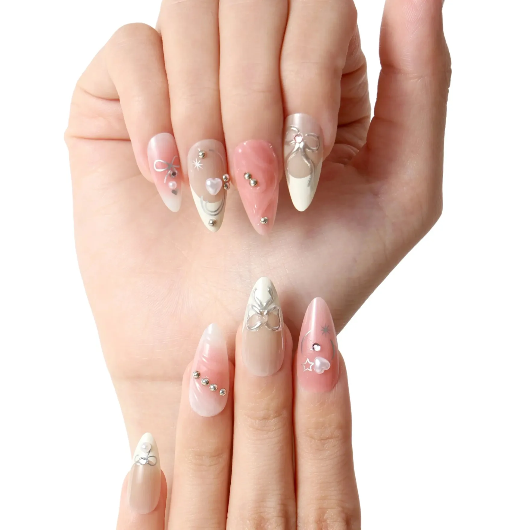 Press-On Nails Ballerina Slipper