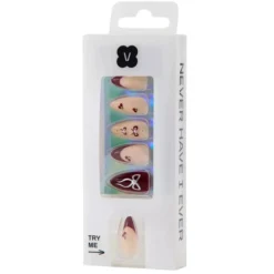Press-On Nails Cherry Cola