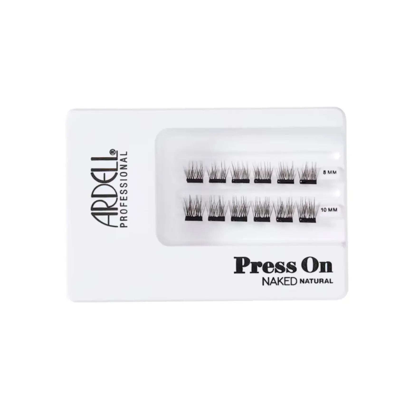 Press On Pre-glued Underlash Extensions Naked Natural Mini Set