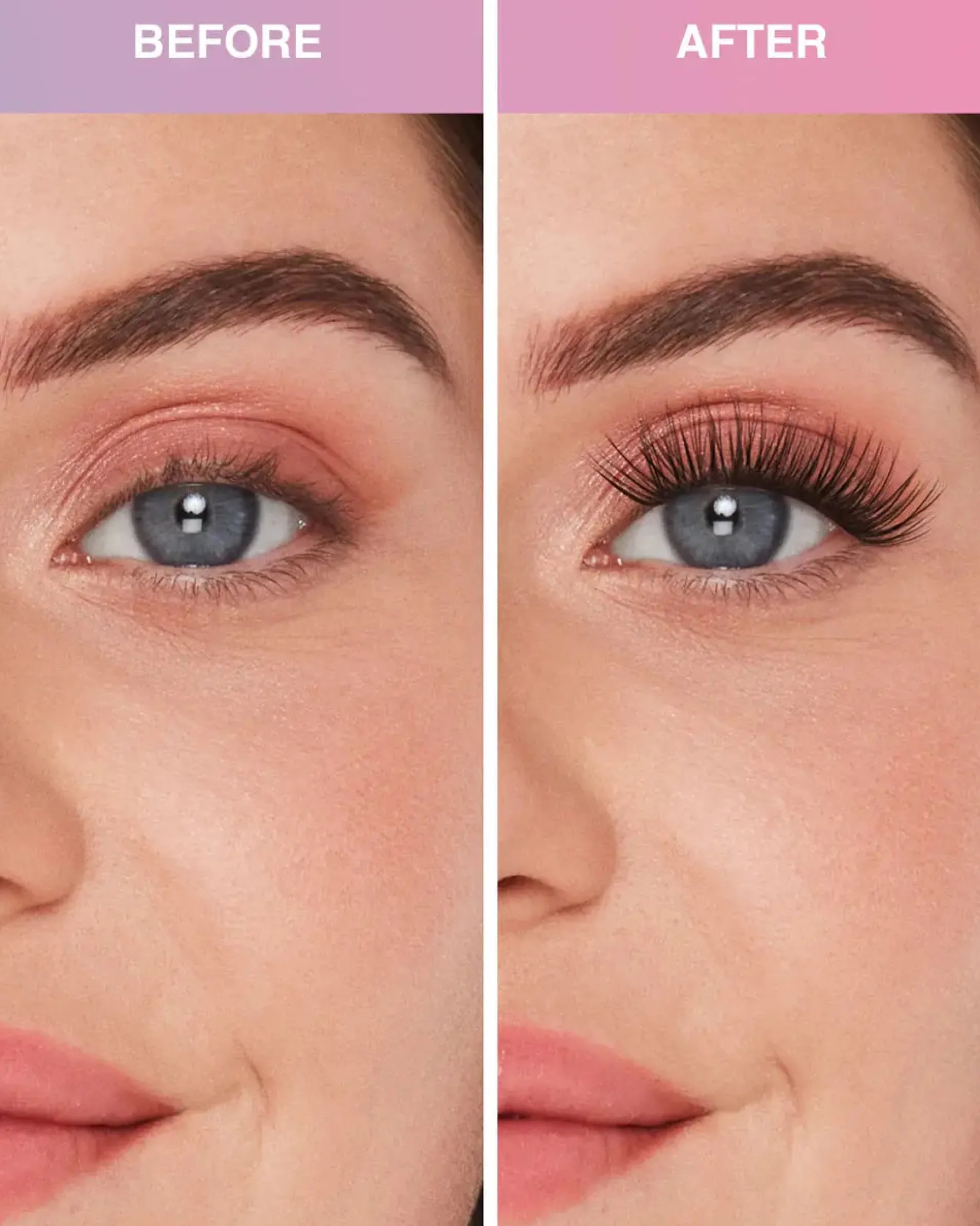 Press On Pre-glued Underlash Extensions Wispies Natural Mini Set