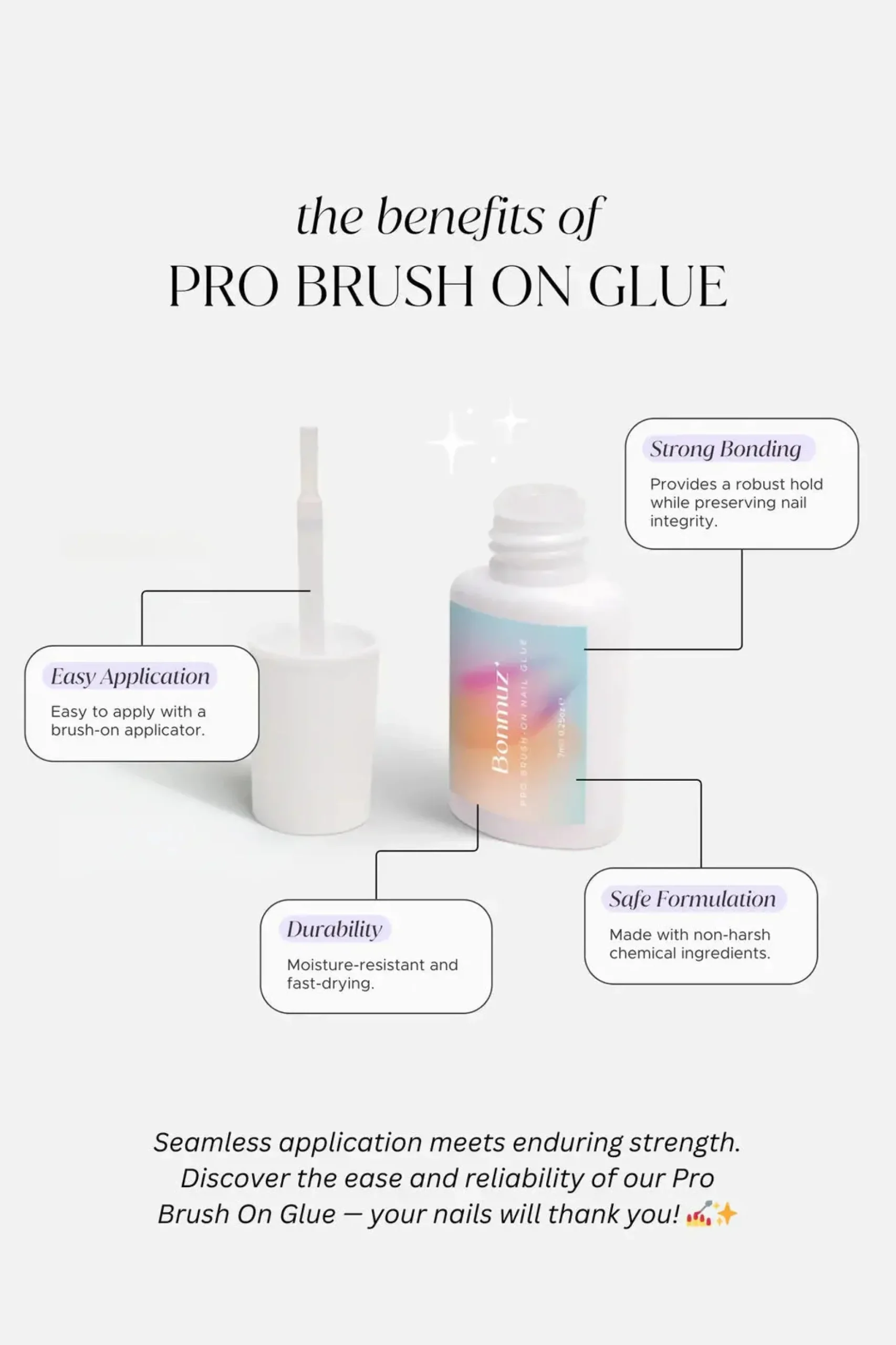 Pro Brush-On Nail Glue