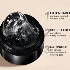 Pure Color & Glitter Non Stick Hand Extension Gel NEG28