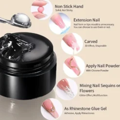 Pure Color & Glitter Non Stick Hand Extension Gel NEG21