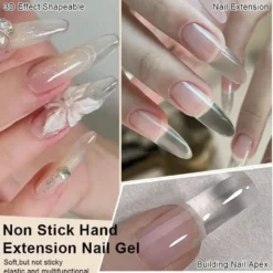 Pure Color & Glitter Non Stick Hand Extension Gel NEG29