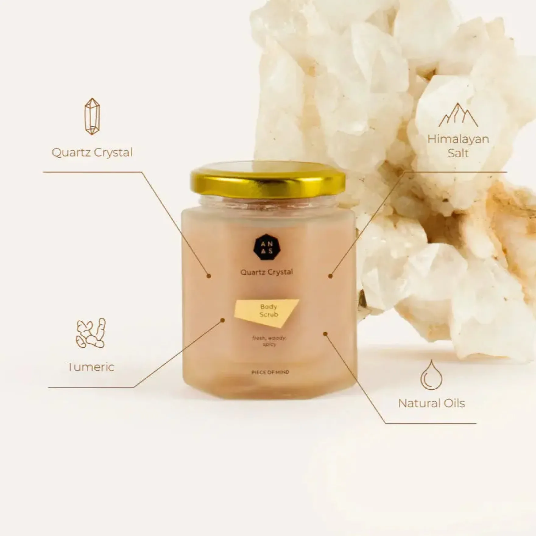 Quartz Crystal Body Scrub