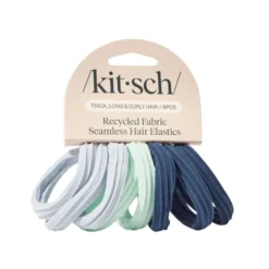Recycled Fabric Seamless Hair Elastics Garden Bouquet