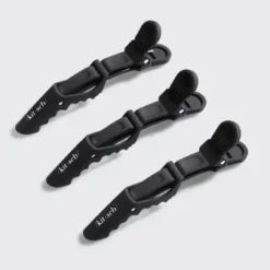 Recycled Plastic Crocodile Clip 3PC Black