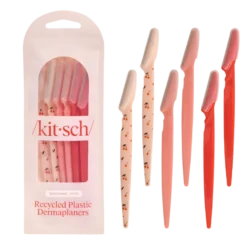 Recycled Plastic Dermaplaners 6pc Set Assorted Cherry Blossom