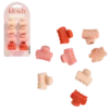 Recycled Plastic Mini Cloud Clips 8pc Set Assorted Cherry Blossom