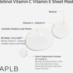 Retinol Vitamin C Vitamin E Sheet Mask