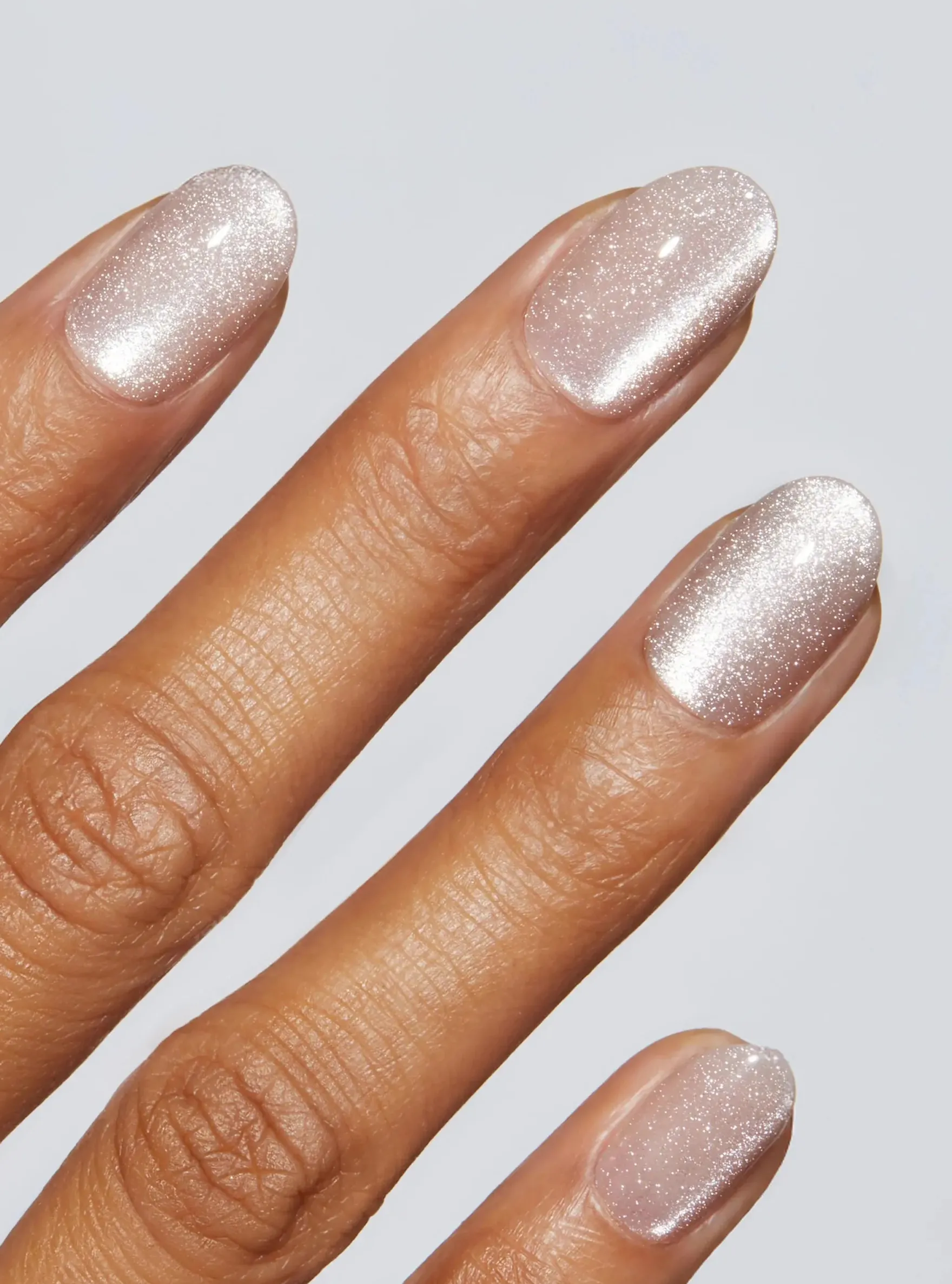 Reusable Pop-On Manicure Pops For Champagne Velvet Round