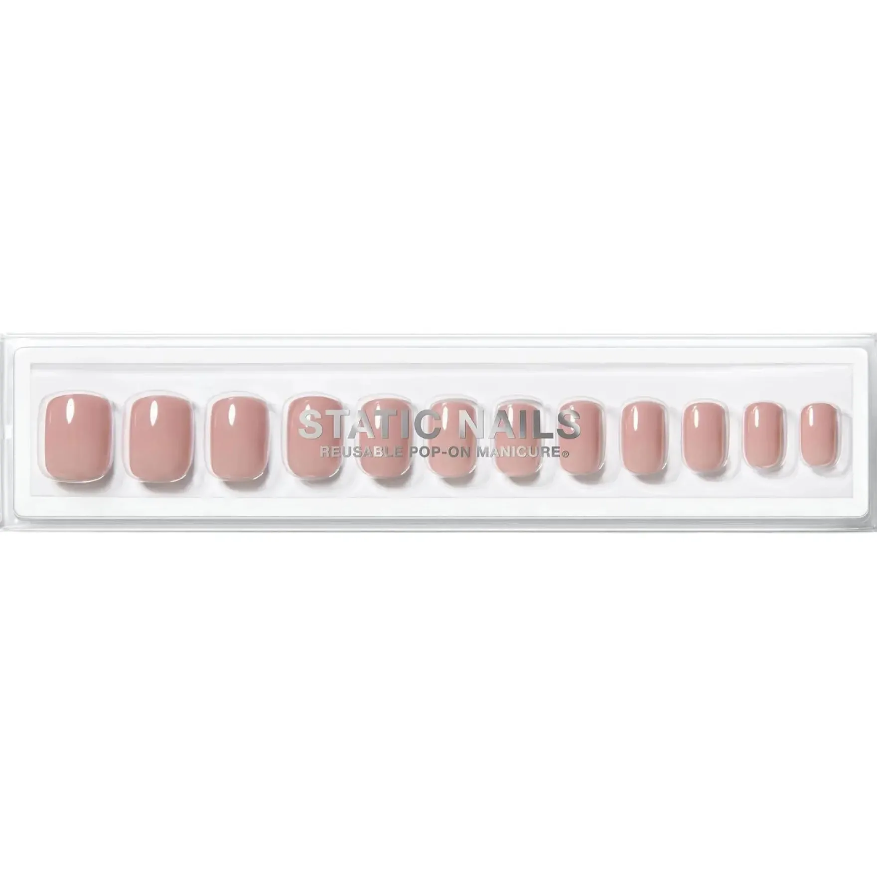 Reusable Pop-On Manicure Peony Square