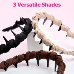 Ribbon Zig Zag Headbands 3 Pack