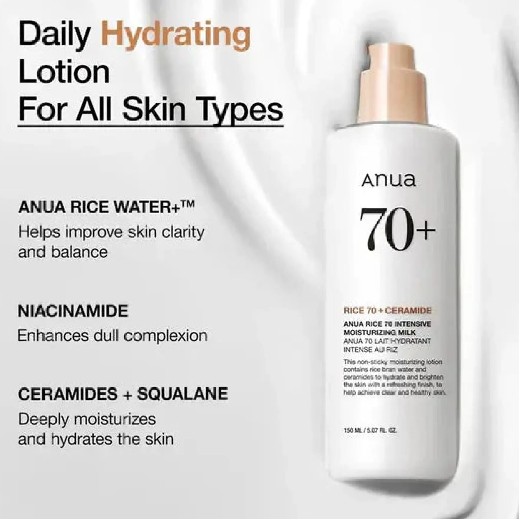 Rice 70 Intensive Moisturizing Milk